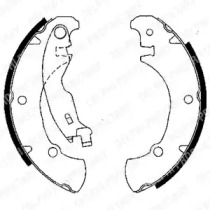 Комлект тормозных накладок (DELPHI: LS1840)