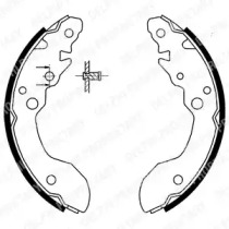 Комлект тормозных накладок (DELPHI: LS1856)