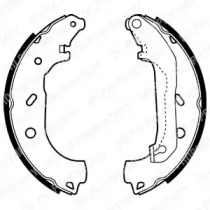 Комлект тормозных накладок (DELPHI: LS1940)