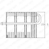 Испаритель (DELPHI: TSP0525002V)