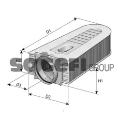 Фильтр (TECNOCAR: A2408)