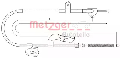 Трос (METZGER: 10.4510)