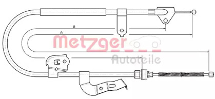 Трос (METZGER: 10.4511)