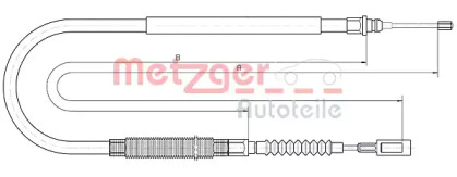 Трос (METZGER: 10.4728)