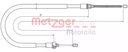 Трос (METZGER: 10.6033)