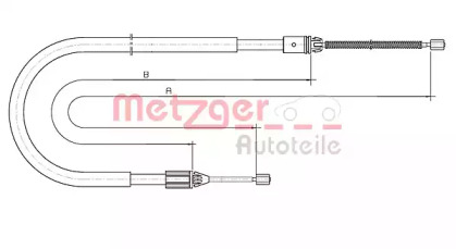 Трос (METZGER: 10.6691)