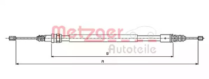 Трос (METZGER: 10.6775)