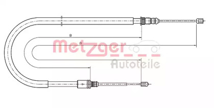 Трос (METZGER: 10.6791)