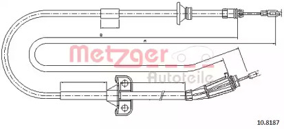 Трос (METZGER: 10.8187)