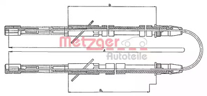 Трос (METZGER: 10.562)