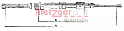 Трос (METZGER: 10.6024)