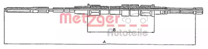 Трос (METZGER: 10.740)