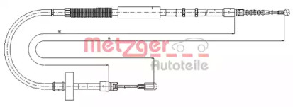 Трос (METZGER: 10.7537)