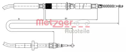 Трос (METZGER: 10.7589)