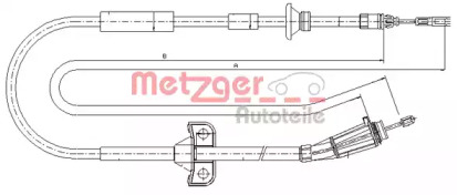 Трос (METZGER: 10.8066)