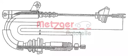 Трос (METZGER: 10.817)