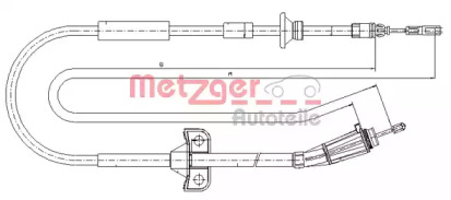 Трос (METZGER: 10.8185)