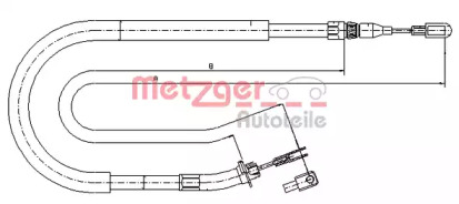 Трос (METZGER: 10.9873)