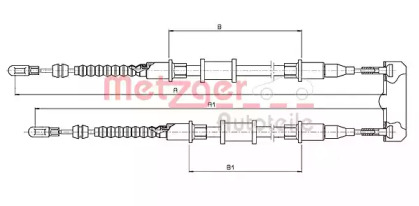 Трос (METZGER: 11.5856)