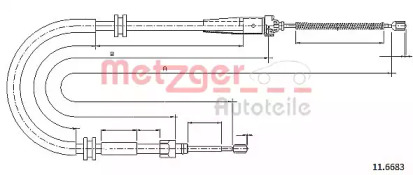 Трос (METZGER: 11.6683)