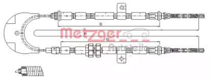 Трос (METZGER: 11.5443)