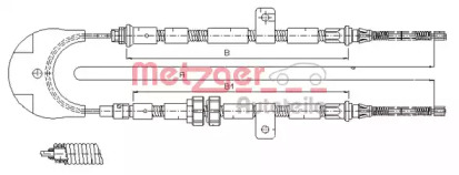 Трос (METZGER: 11.5444)