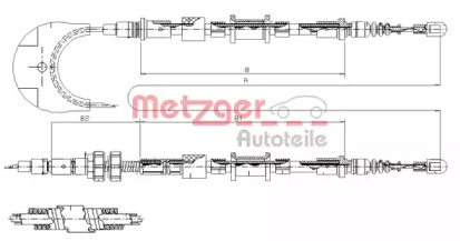 Трос (METZGER: 11.5493)