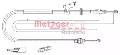 Трос (METZGER: 11.5495)