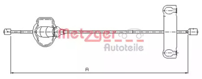 Трос (METZGER: 11.5501)