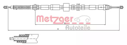 Трос (METZGER: 11.5512)