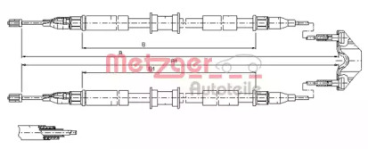 Трос (METZGER: 11.5765)