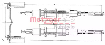 Трос (METZGER: 11.5821)