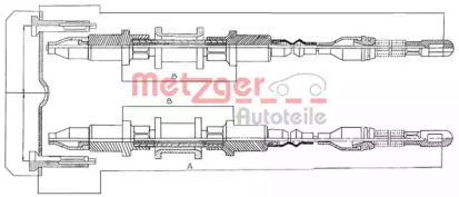 Трос (METZGER: 11.5855)