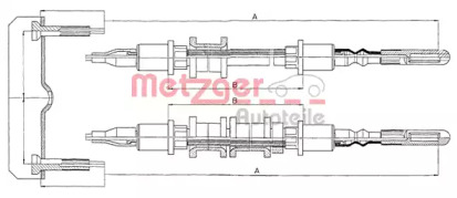 Трос (METZGER: 11.5971)