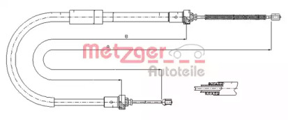 Трос (METZGER: 11.6662)