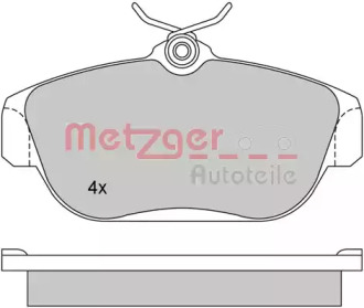 Комплект тормозных колодок (METZGER: 1170018)