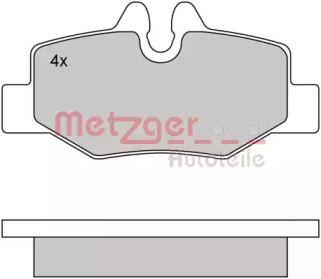 Комплект тормозных колодок (METZGER: 1170081)