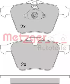 Комплект тормозных колодок (METZGER: 1170126)