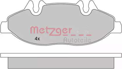 Комплект тормозных колодок (METZGER: 1170145)