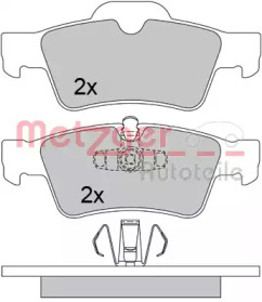 Комплект тормозных колодок (METZGER: 1170345)