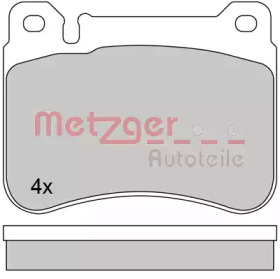 Комплект тормозных колодок (METZGER: 1170407)