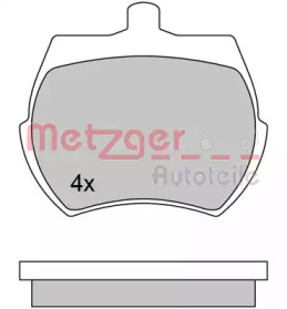 Комплект тормозных колодок (METZGER: 1170596)