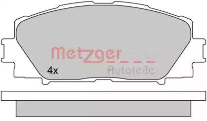 Комплект тормозных колодок (METZGER: 1170618)