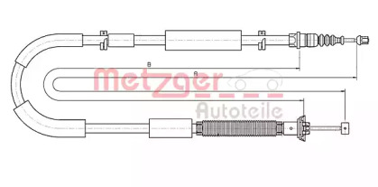 Трос (METZGER: 12.0722)