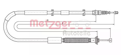 Трос (METZGER: 12.0723)