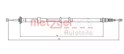 Трос (METZGER: 12.0727)