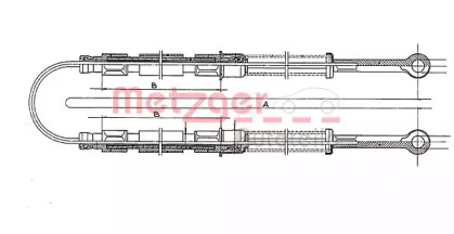 Трос (METZGER: 12.103E)