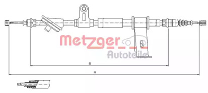 Трос (METZGER: 12.0102)