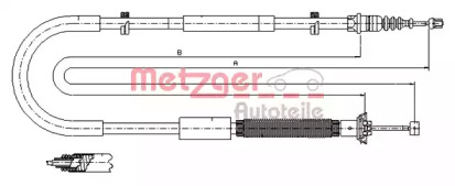 Трос (METZGER: 12.0703)