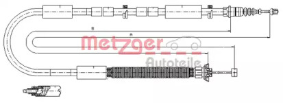 Трос (METZGER: 12.0706)